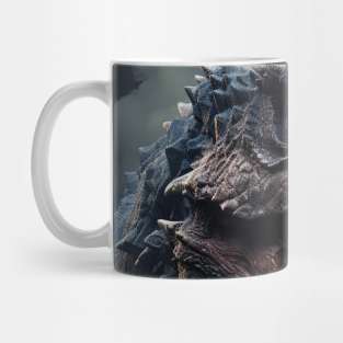 scary t-rex screaming Mug